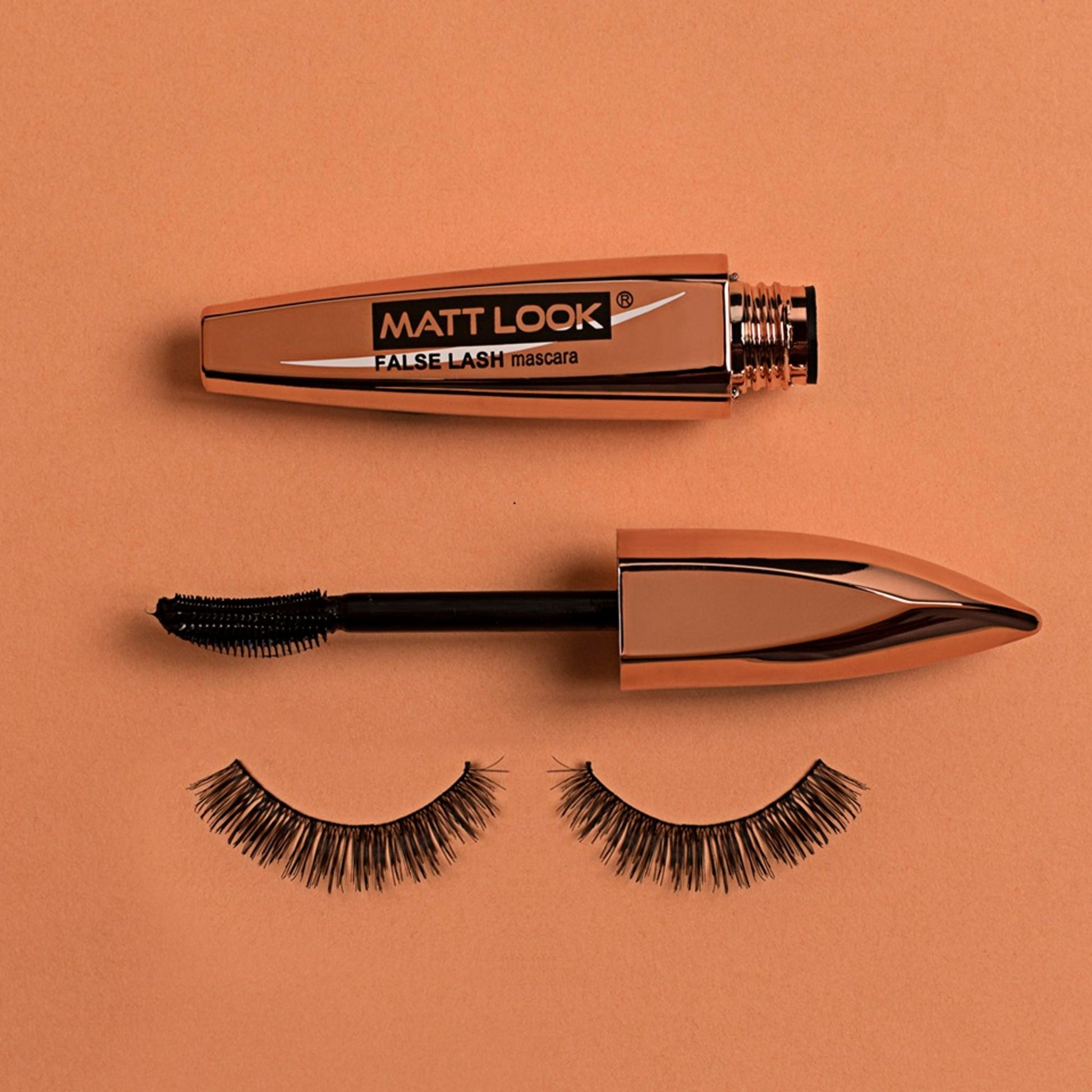 Matt look Eye Makeup Curl & Volume Waterproof False Lash Mascara - Black