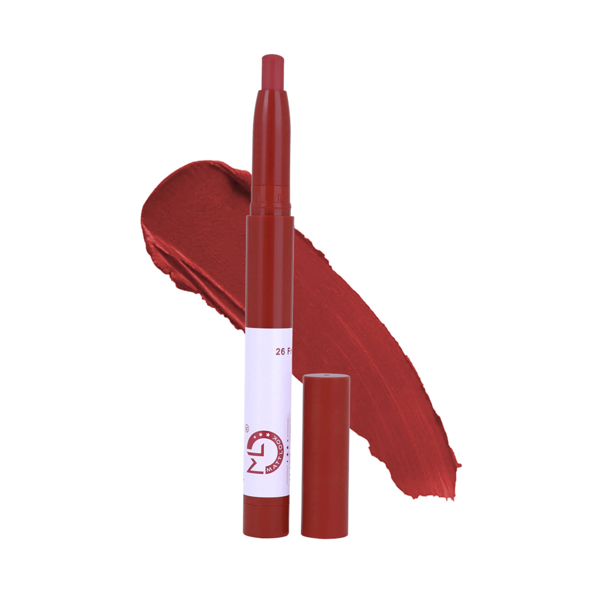 Matt look Power Last Lip Stain Crayon Lipstick - Fresh Flower 26