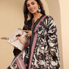 Dhiyona VA Women'sFloral Embroidered Thread Work Notch Neck Straight Kurta With Trousers & Dupatta