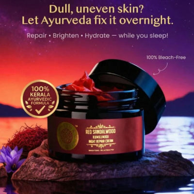 Shesha Ayurveda Red Sandalwood Skin Brightening & Night Repair Cream