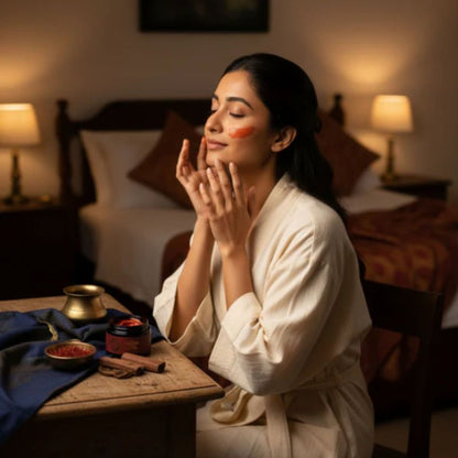 Shesha Ayurveda Red Sandalwood Skin Brightening & Night Repair Cream