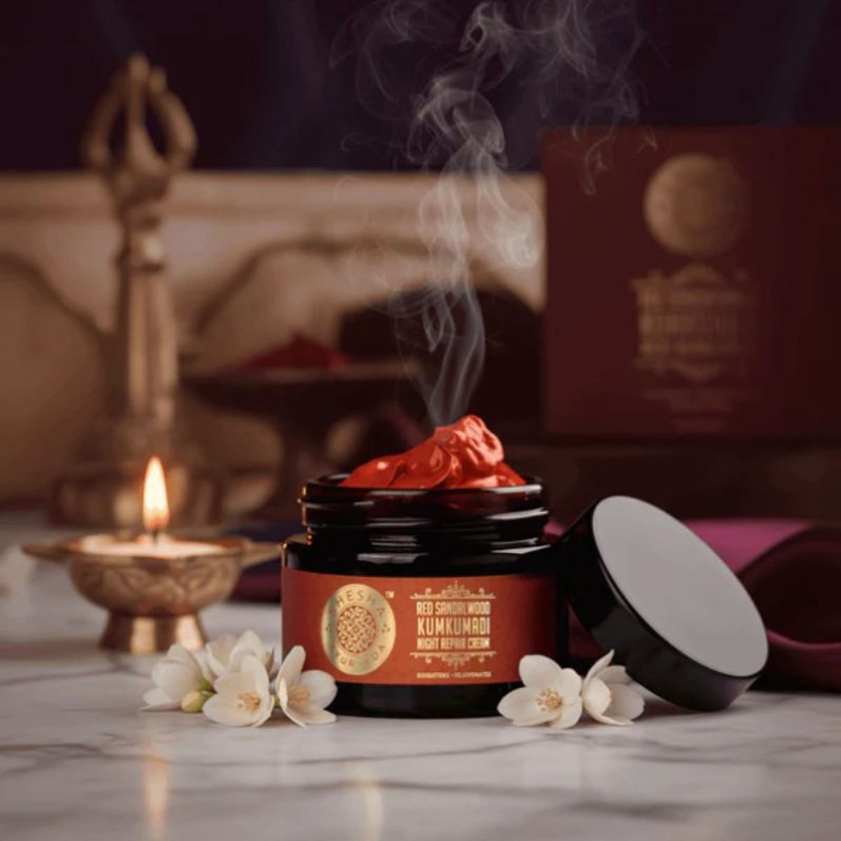 Shesha Ayurveda Red Sandalwood Skin Brightening & Night Repair Cream