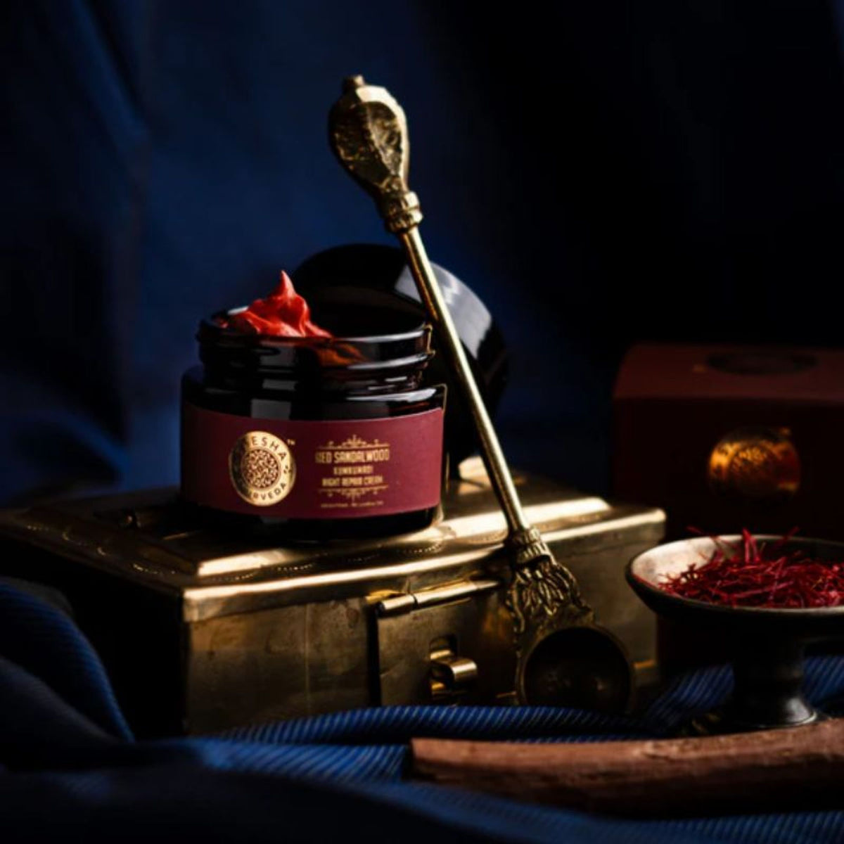 Shesha Ayurveda Red Sandalwood Skin Brightening & Night Repair Cream