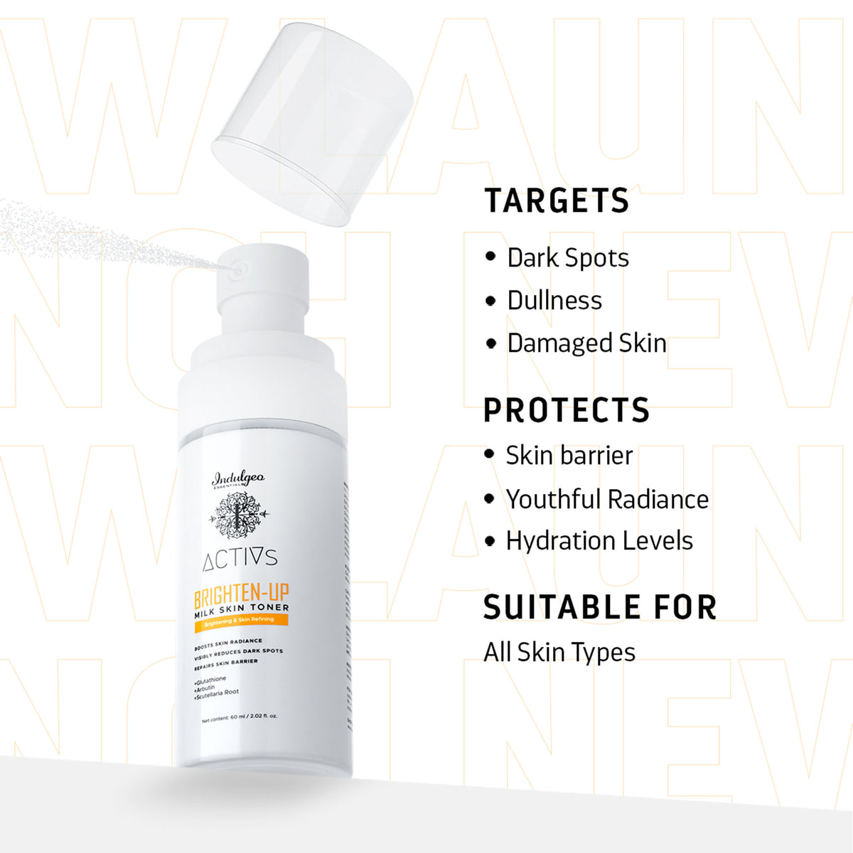 Indulgeo Essentials Brighten-Up Milk Skin Toner
