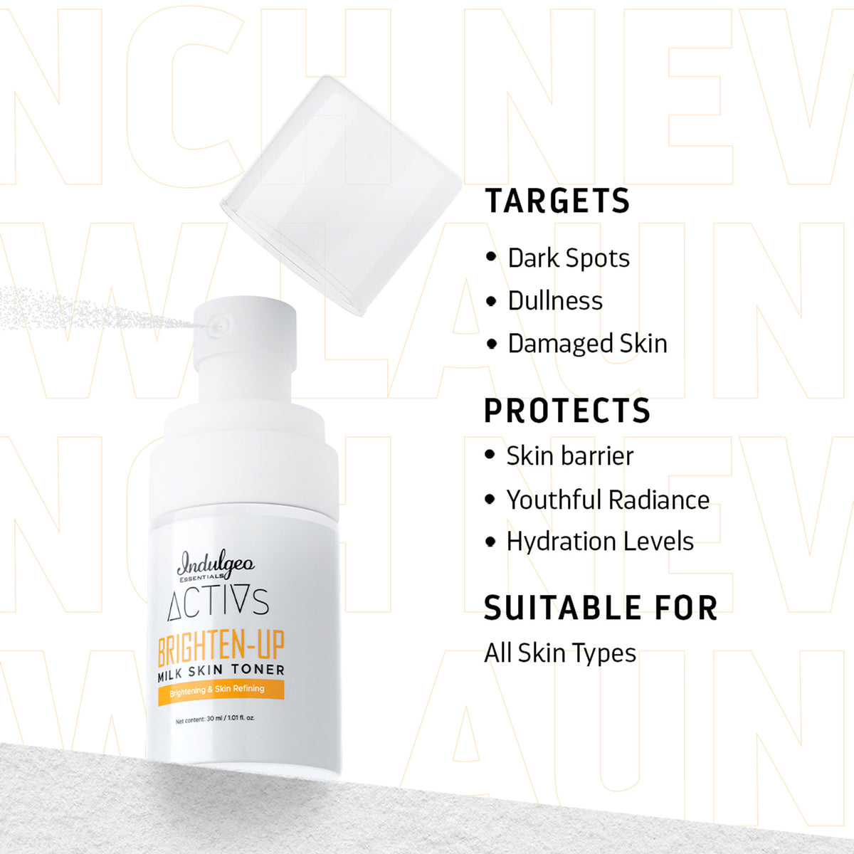 Indulgeo Essentials Brighten-Up Milk Skin Toner