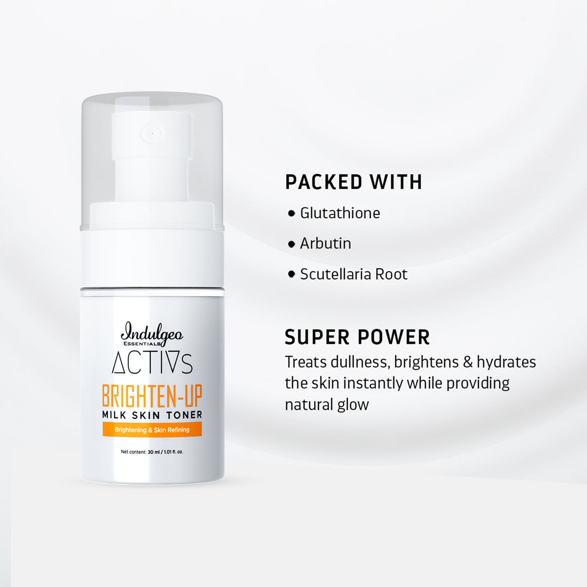 Indulgeo Essentials Brighten-Up Milk Skin Toner
