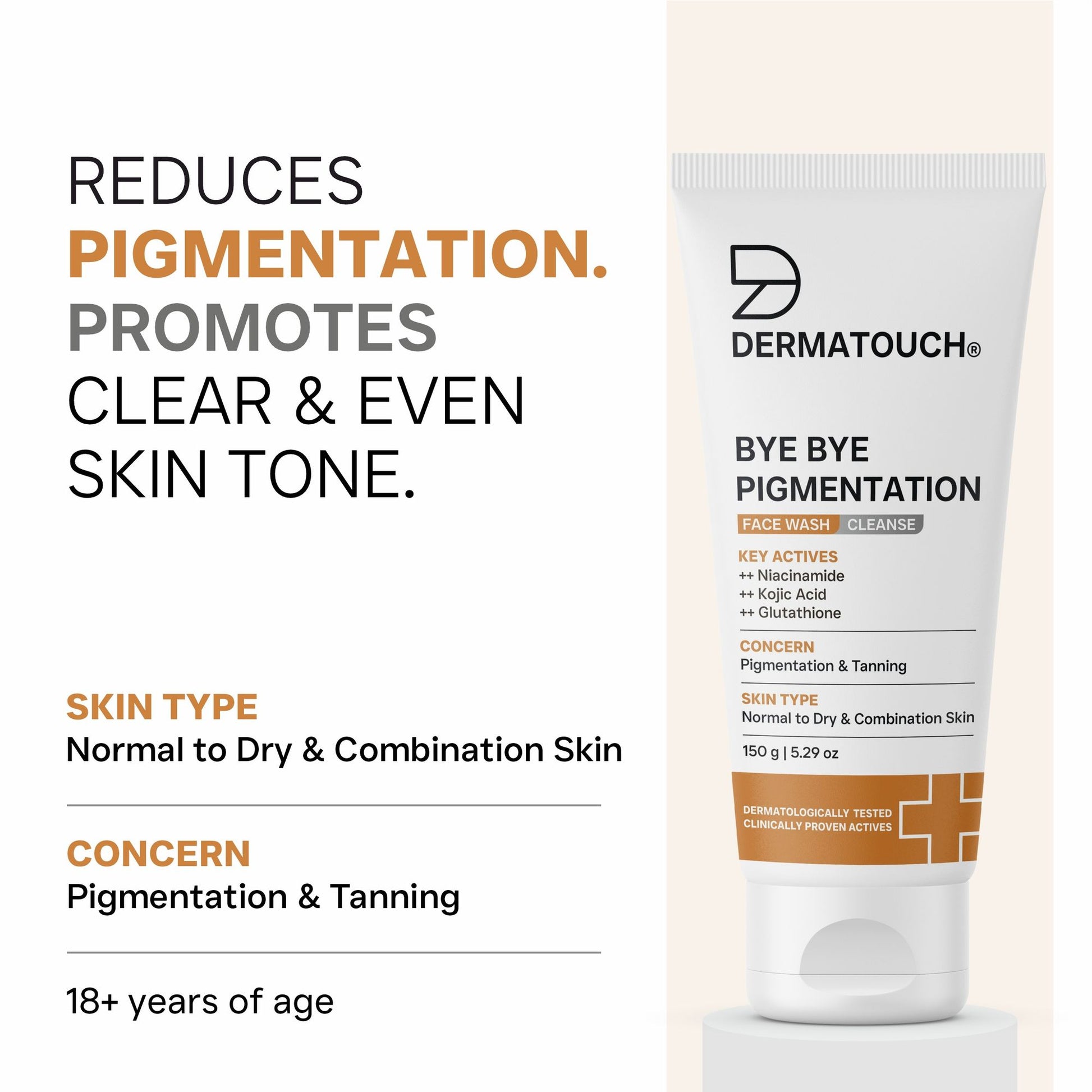 Dermatouch Bye Bye Pigmentation Face Wash
