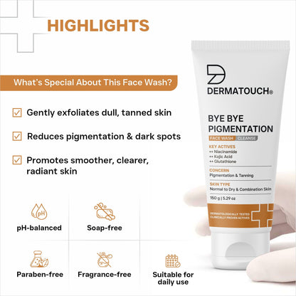Dermatouch Bye Bye Pigmentation Face Wash