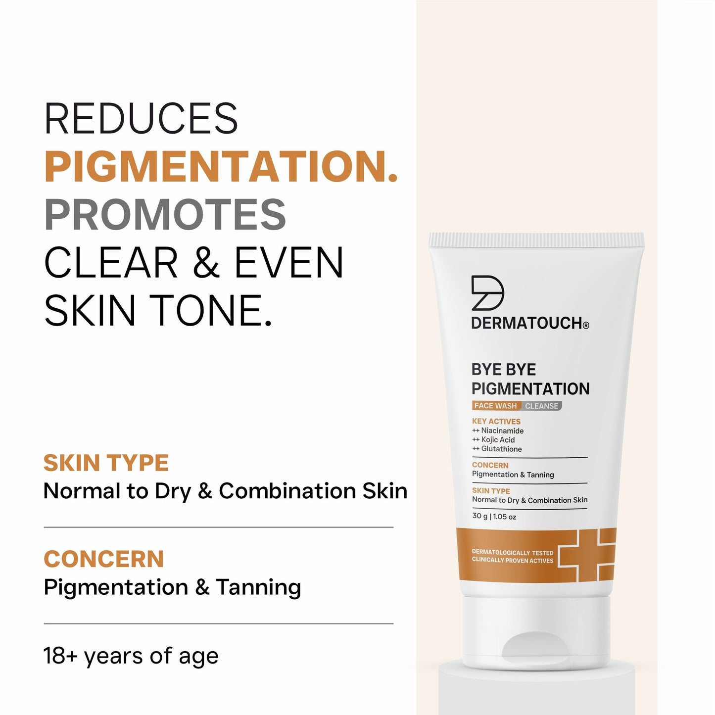 Dermatouch Bye Bye Pigmentation Face Wash For Men & Women