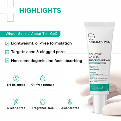 Dermatouch Salicylic Acid 2% Niacinamide 6% - Pack Of 2