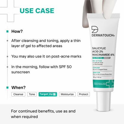 Dermatouch Salicylic Acid 2% Niacinamide 6% - Pack Of 2