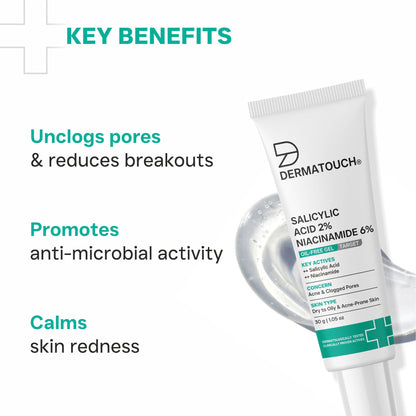 Dermatouch Salicylic Acid 2% Niacinamide 6% - Pack Of 2