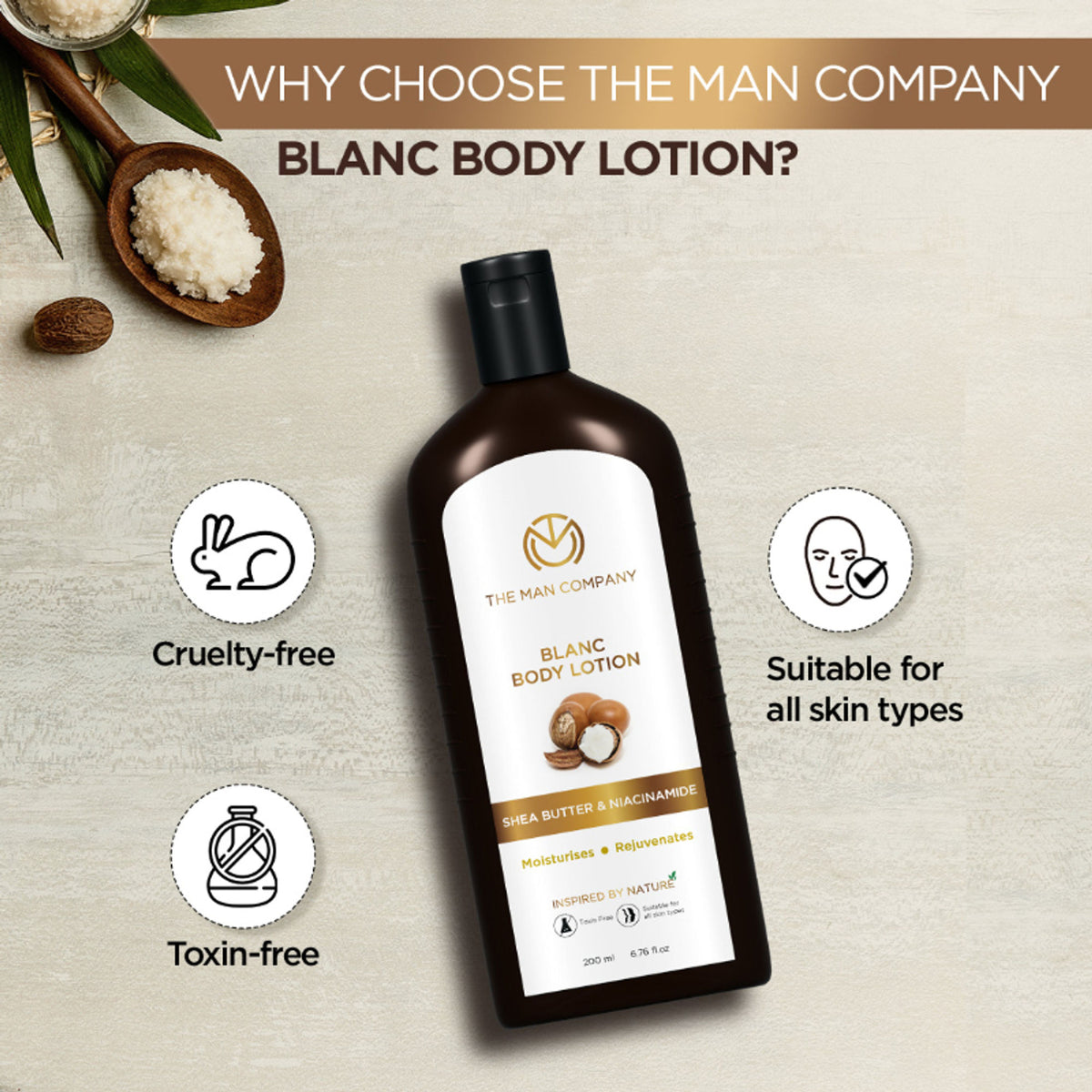The Man Company Blanc Body Lotion For Men