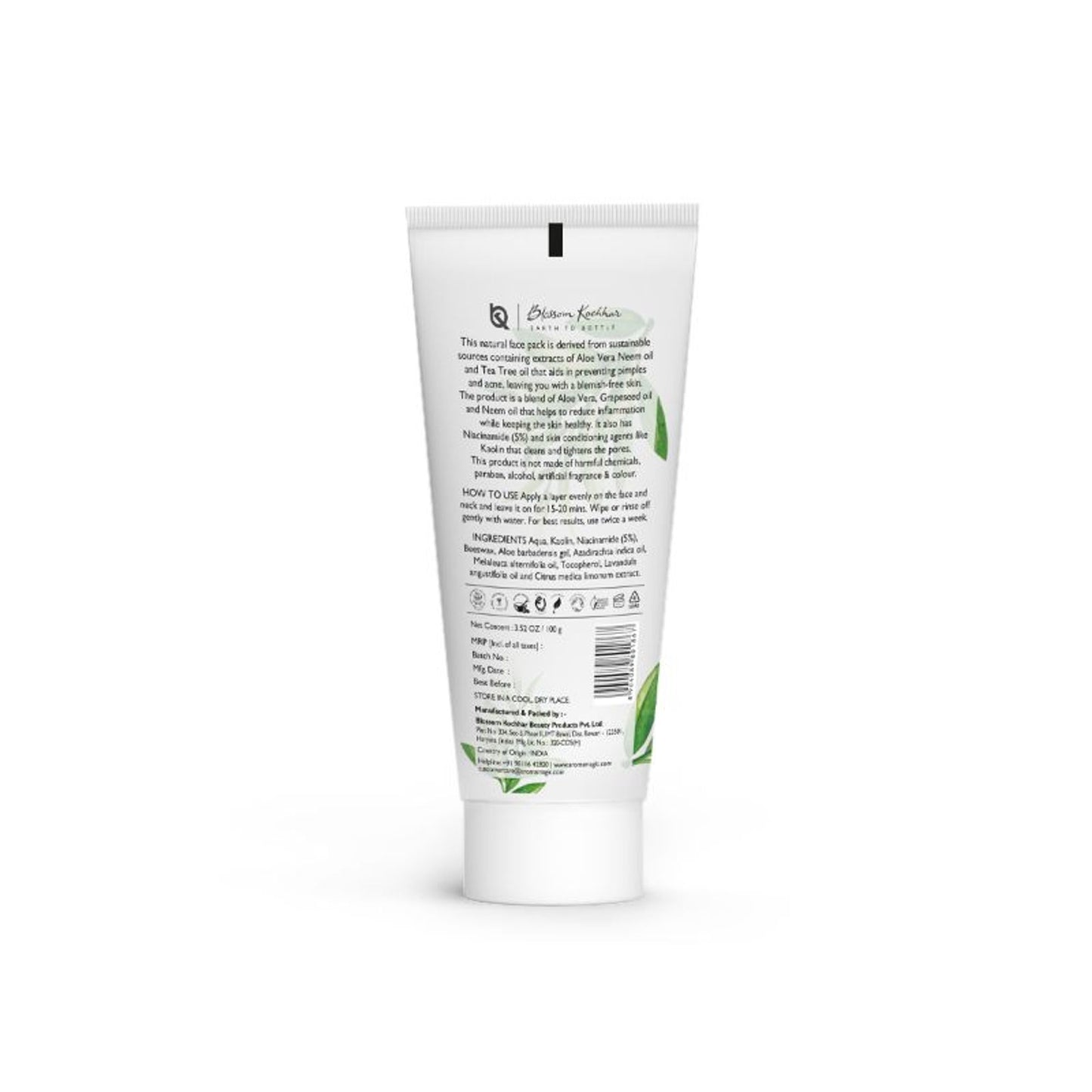 Aroma Magic Neem & Tea Tree Face Pack Powered By Niacinamide