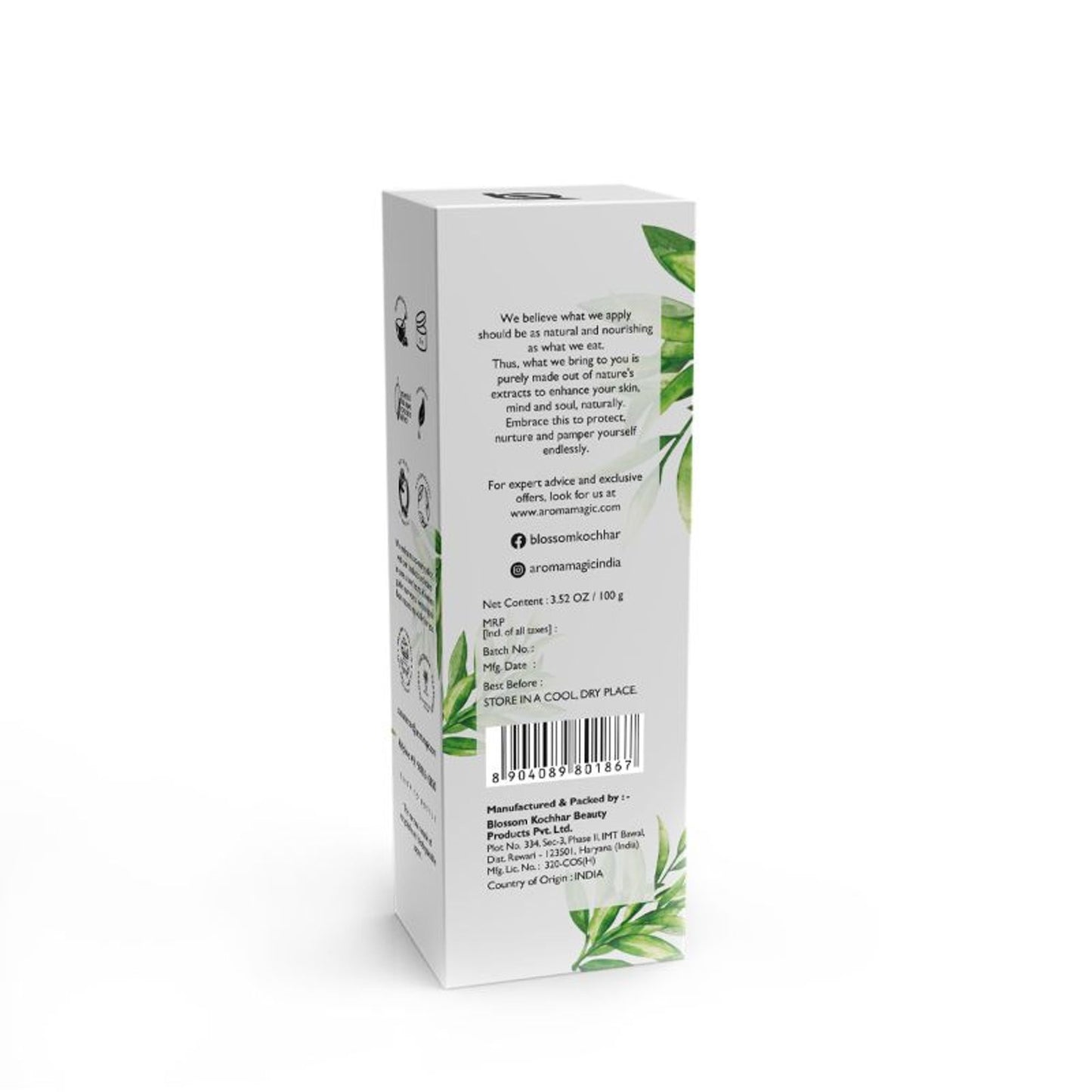 Aroma Magic Neem & Tea Tree Face Pack Powered By Niacinamide