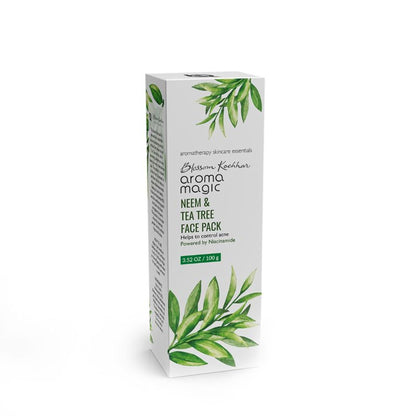 Aroma Magic Neem & Tea Tree Face Pack Powered By Niacinamide
