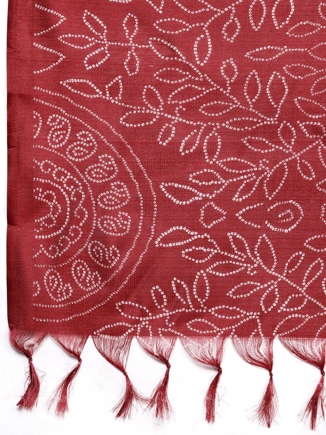 Indyancart VA Women's Rust Ethnic Motifs Yoke Design Kurta with Palazzos & With Dupatta