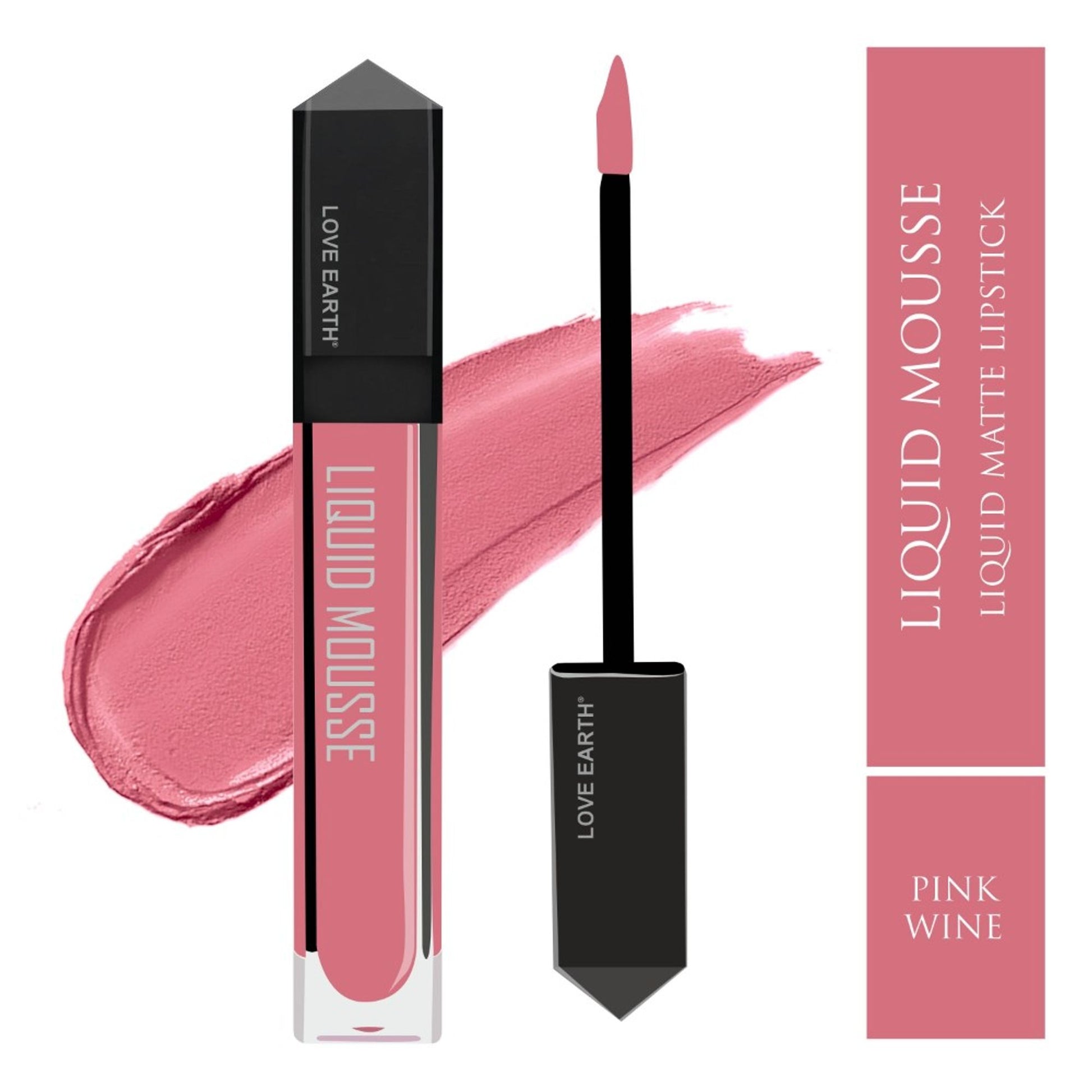 Love Earth Liquid Mousse Lipstick - Pink Wine
