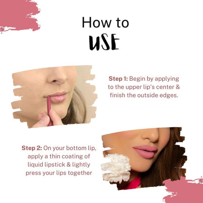 Love Earth Liquid Mousse Lipstick - Pink Wine