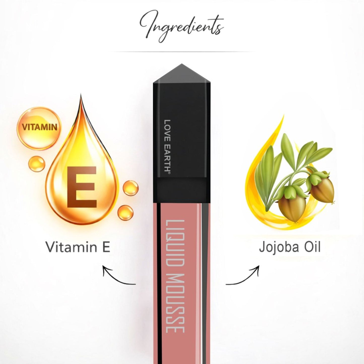 Love Earth Liquid Mousse Lipstick - Manhattan