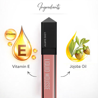Love Earth Liquid Mousse Lipstick - Manhattan