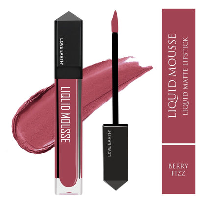 Love Earth Liquid Mousse Lipstick - Berry Fizz