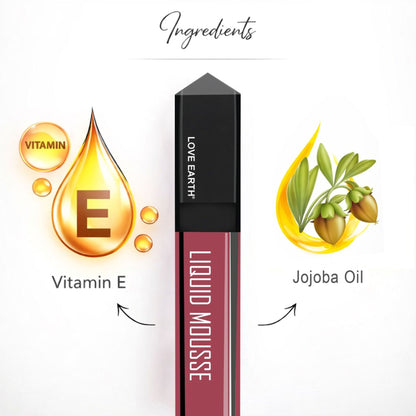 Love Earth Liquid Mousse Lipstick - Berry Fizz