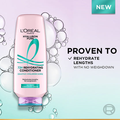 L'Oreal Paris Hyaluron Pure 72H Rehydrating Conditioner