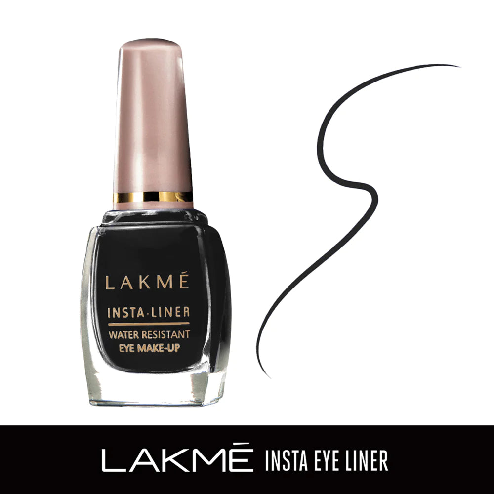 Lakme Insta Eye Liner -Black - Indyancart