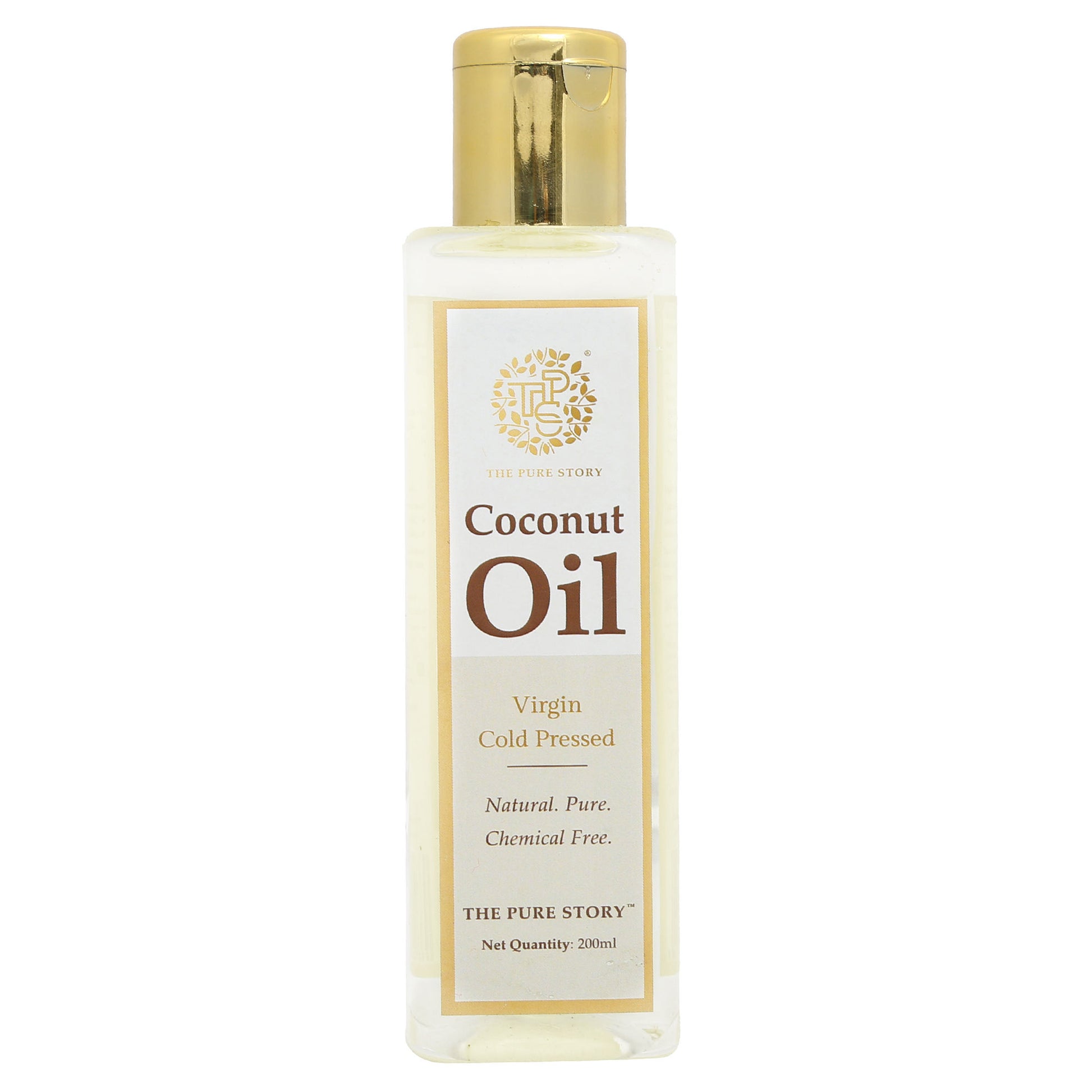 The Pure Story Natural Cold Pressed Coconut Hair Oil