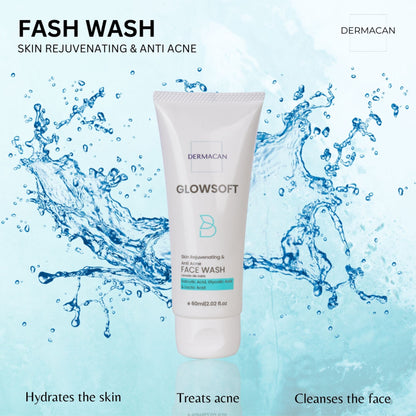 DERMACAN Glowsoft - Anti Acne Face Wash