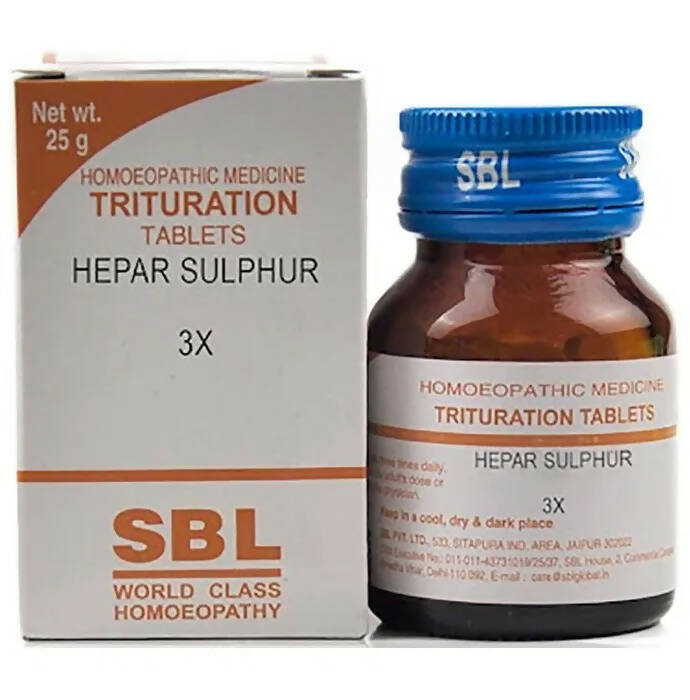 SBL Homeopathy Hepar Sulphur Trituration Tablets