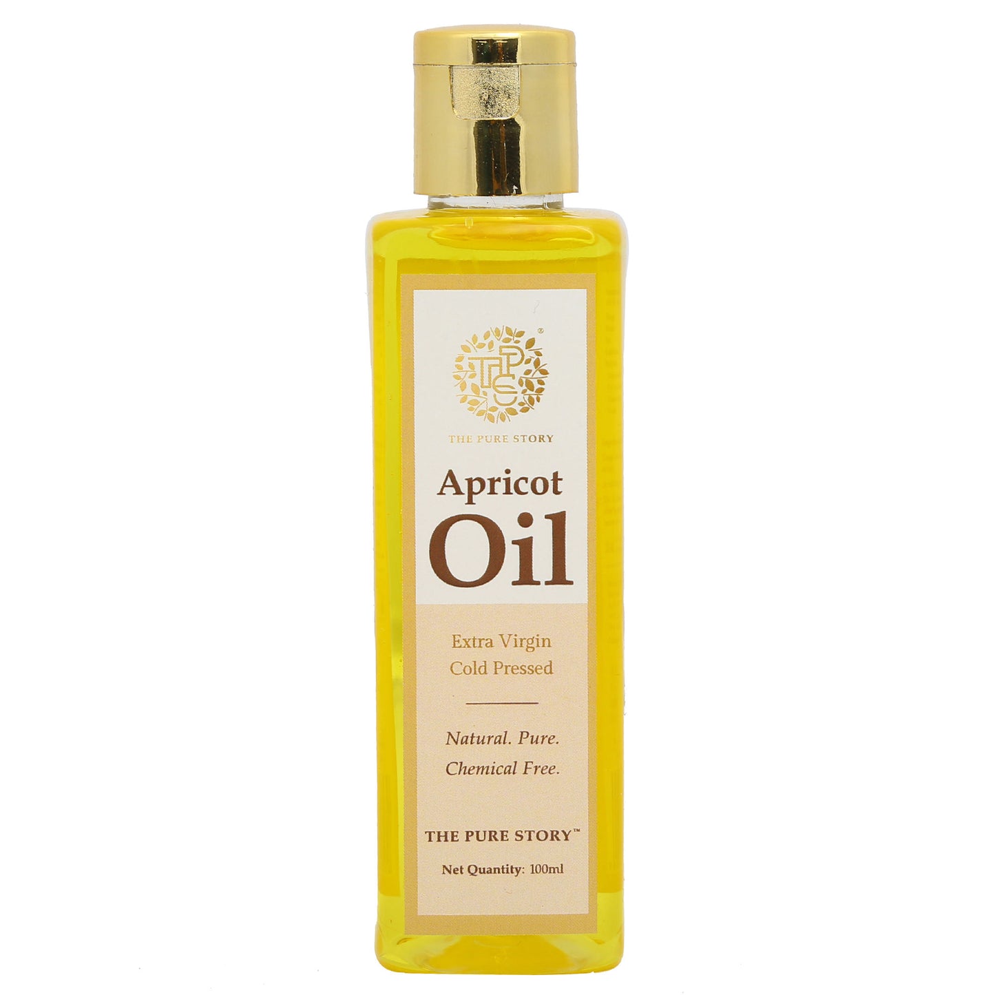 The Pure Story Natural Cold Pressed Apricot Hair Oil