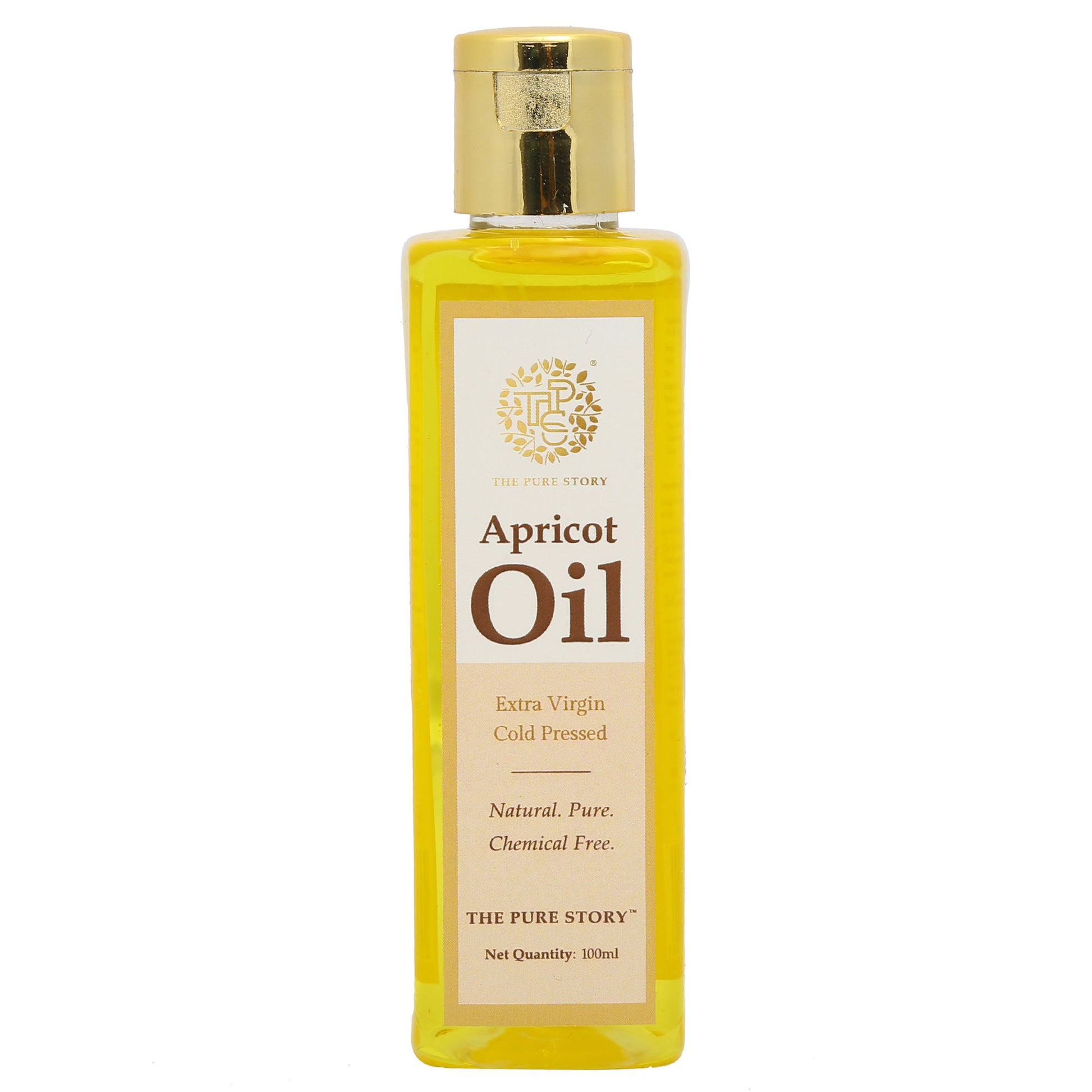 The Pure Story Natural Cold Pressed Apricot Hair Oil