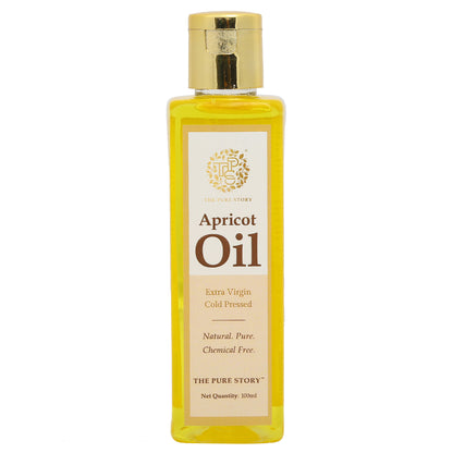 The Pure Story Natural Cold Pressed Apricot Hair Oil