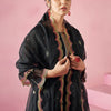Indyancart IE Women Floral Embroidered Regular Mirror Work Kurta with Trousers & With Dupatta