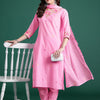 Dhiyona IE Floral Embroidered Pure Cotton Kurta with Trousers & Dupatta