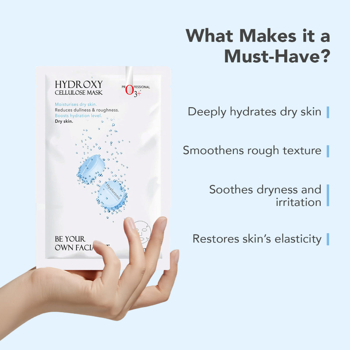 O3+ Facialist Mask - Hyaluronic Hydroxy