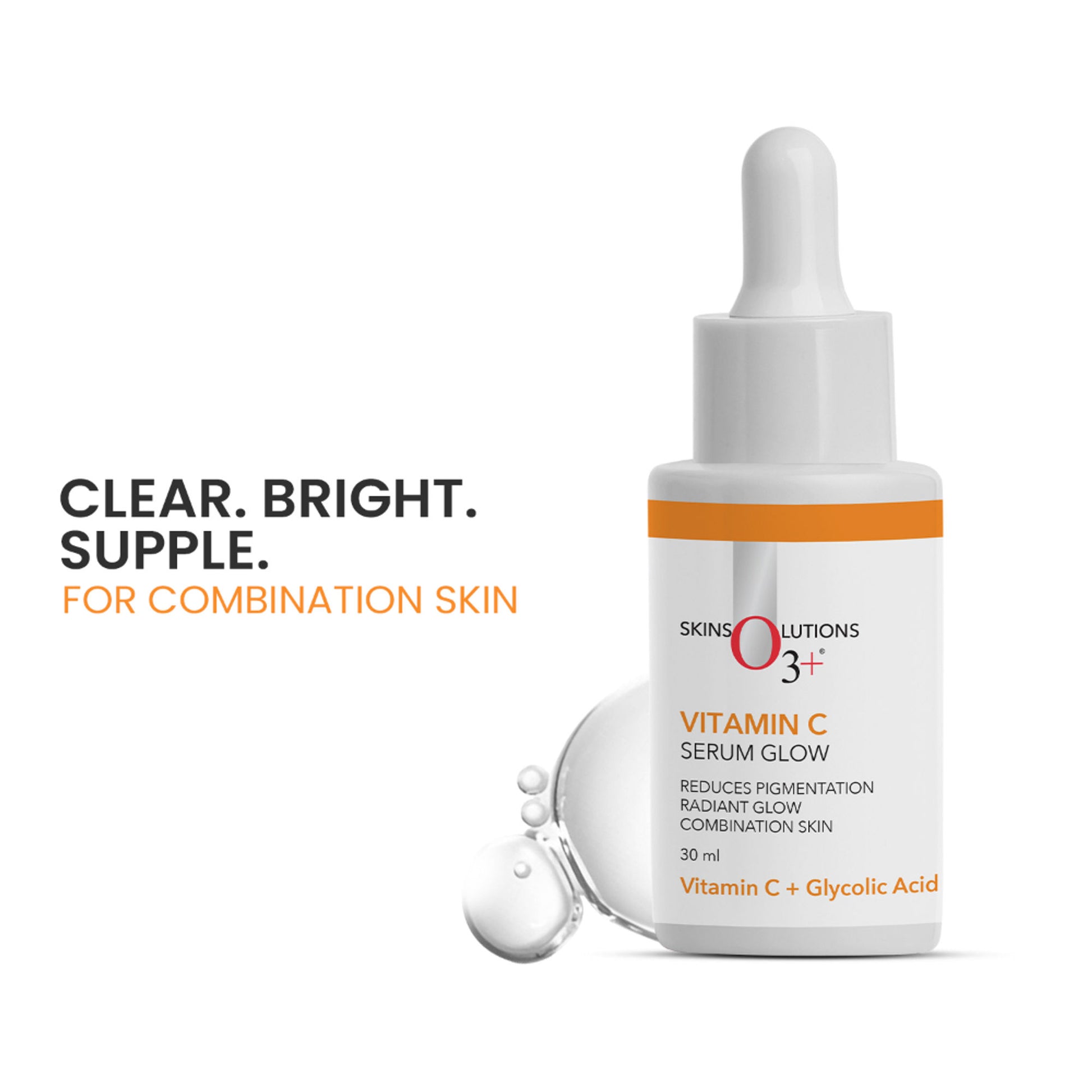 O3+ Skin Solutions Vitamin C Serum Glow with Glycolic Acid