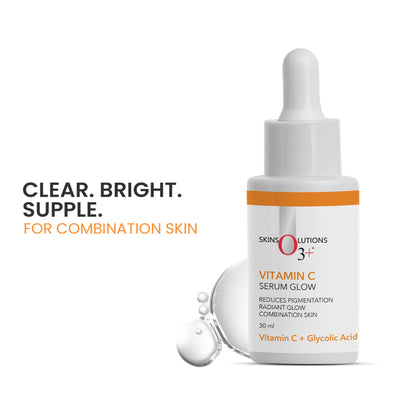 O3+ Skin Solutions Vitamin C Serum Glow with Glycolic Acid