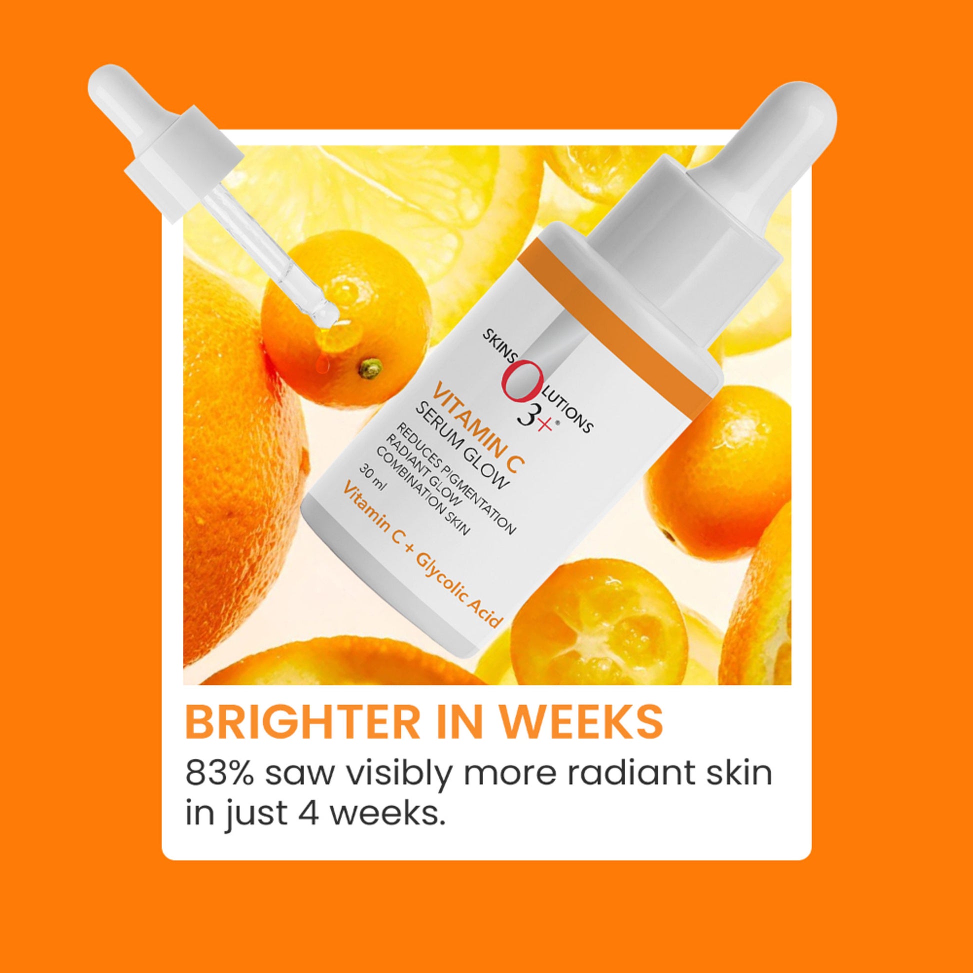 O3+ Skin Solutions Vitamin C Serum Glow with Glycolic Acid