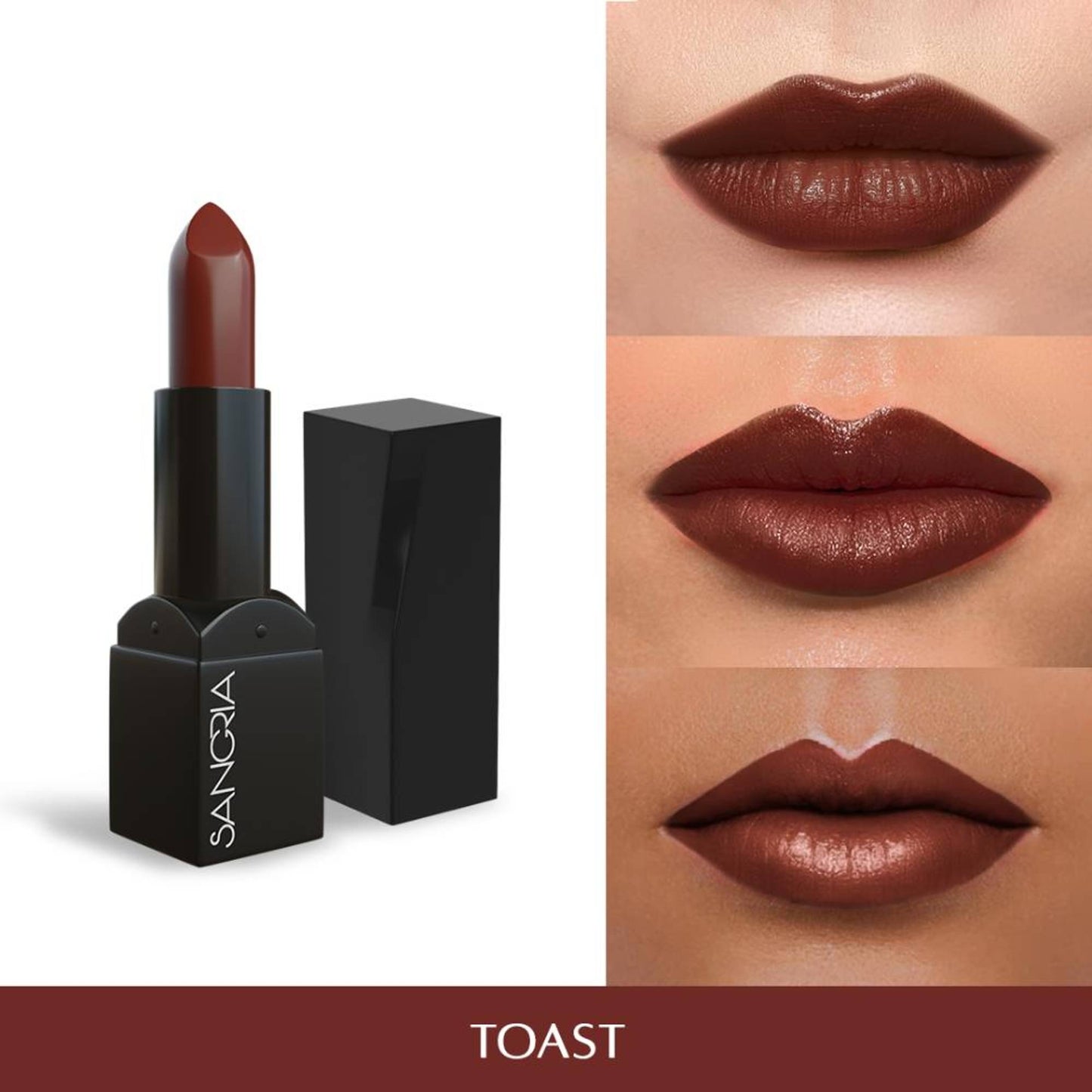 Sangria Beauty Desire Creamy Matte Lipstick - Toast