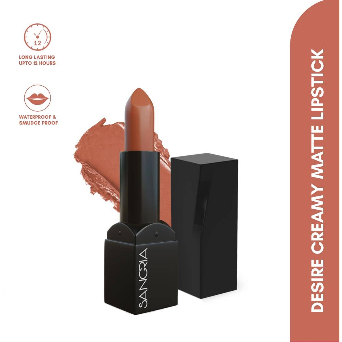 Sangria Beauty Desire Creamy Matte Lipstick - Vintage