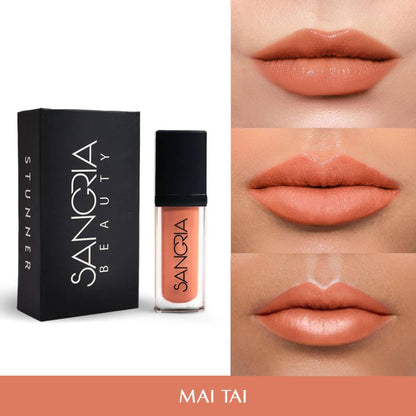 Sangria Beauty Stunner Liquid Lipstick - Mai Tai