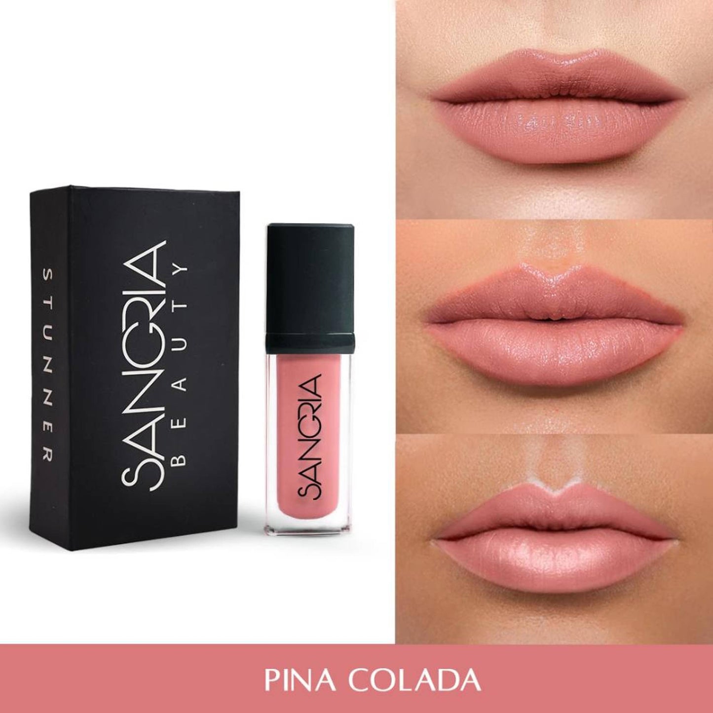 Sangria Beauty Stunner Liquid Lipstick - Pina Colada