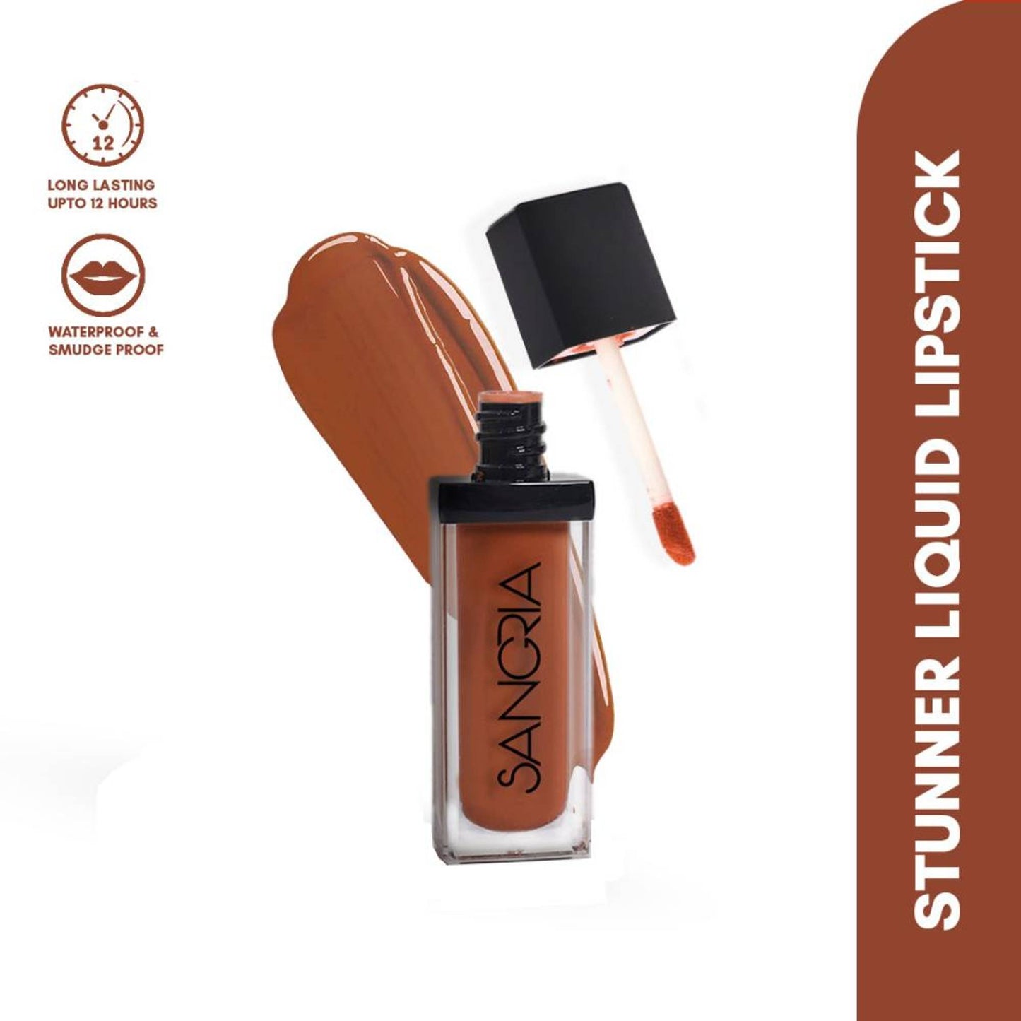 Sangria Beauty Stunner Liquid Lipstick - Manhattan Mocha