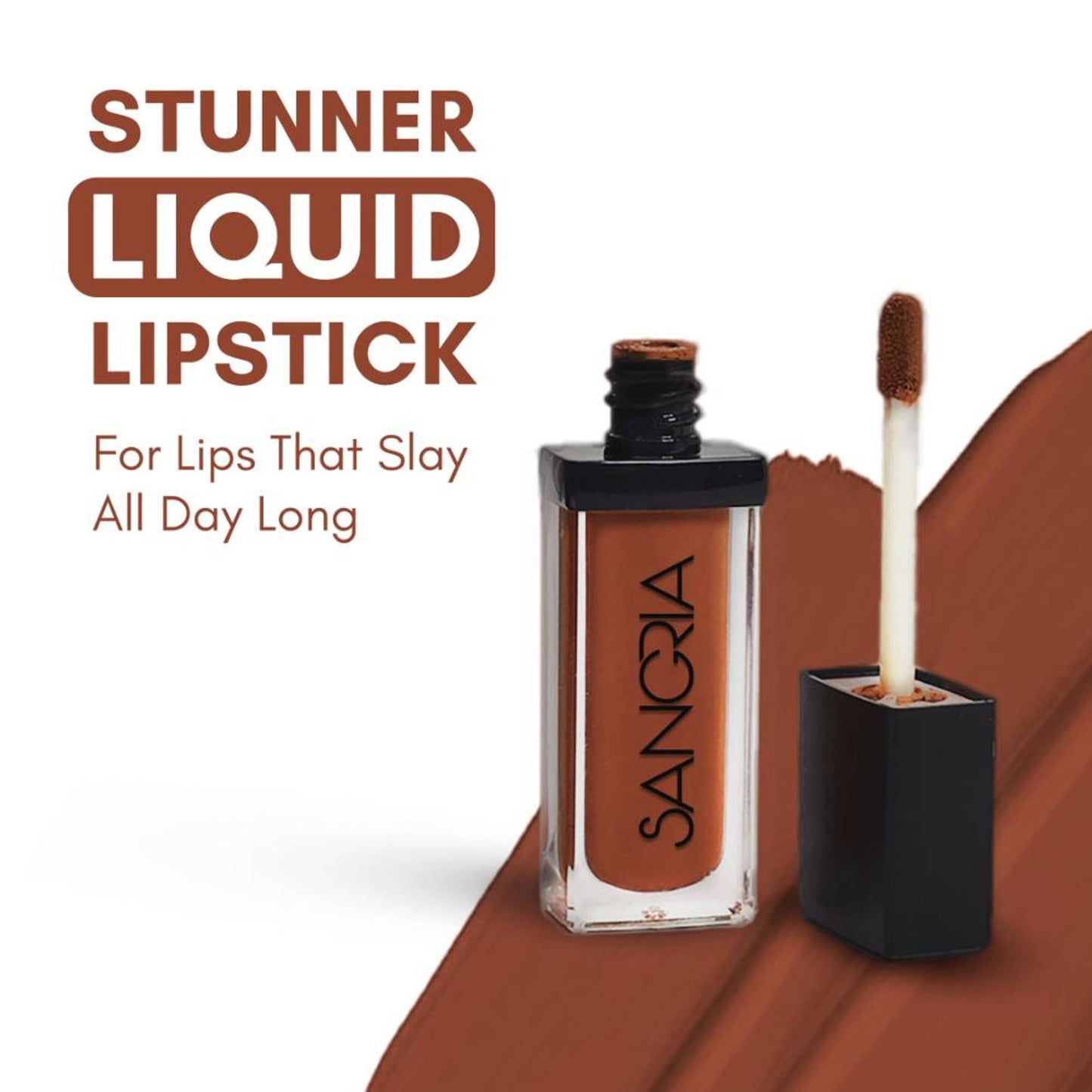 Sangria Beauty Stunner Liquid Lipstick - Manhattan Mocha