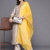 Dhiyona IE Embroidered Round Neck Three-Quarter Sleeves Sequinned Liva Kurta Set