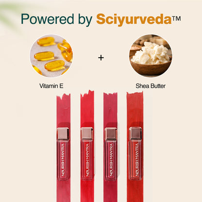 Nourish Mantra Liquid Lipstick Creamy Matte with SPF/ Water Proof, Smudge Proof Shade Masoom Pink - Berry Dhamaka