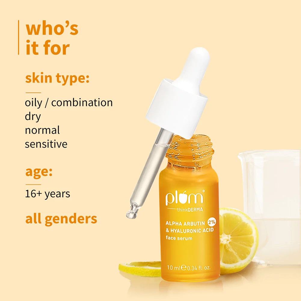 2% Alpha Arbutin & Hyaluronic Acid Tan Fading Face Serum | 10 ml